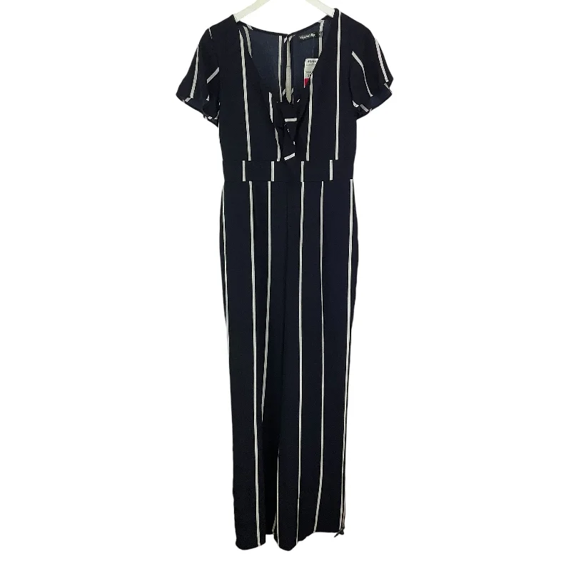 Jumpsuit By Crystal In Navy, Size: M