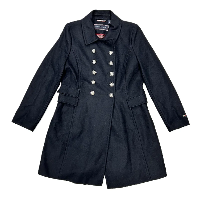 Coat Peacoat By Tommy Hilfiger In Navy, Size: L