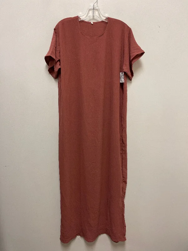 Dress Casual Maxi By Clothes Mentor In Pink, Size: Xl